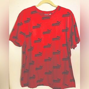 Red puma shirt